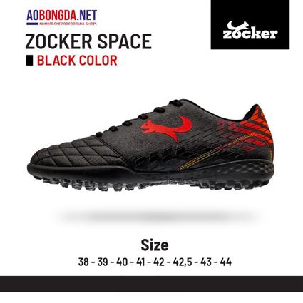 Giày Bóng Đá Zocker ZTF SPACE 2001 Đen